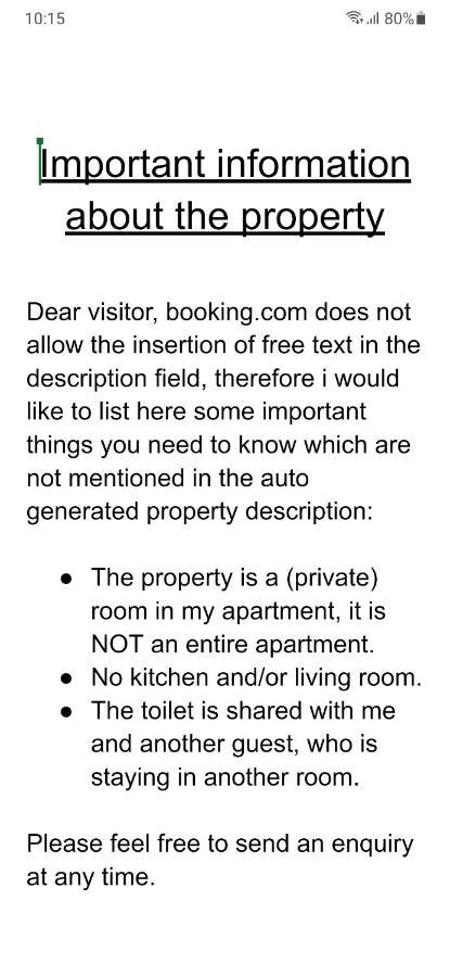 Nicole, Not For Parties, Not A Hotel, Room With Shared Bathroom, No Kitchen Άμστερνταμ Εξωτερικό φωτογραφία